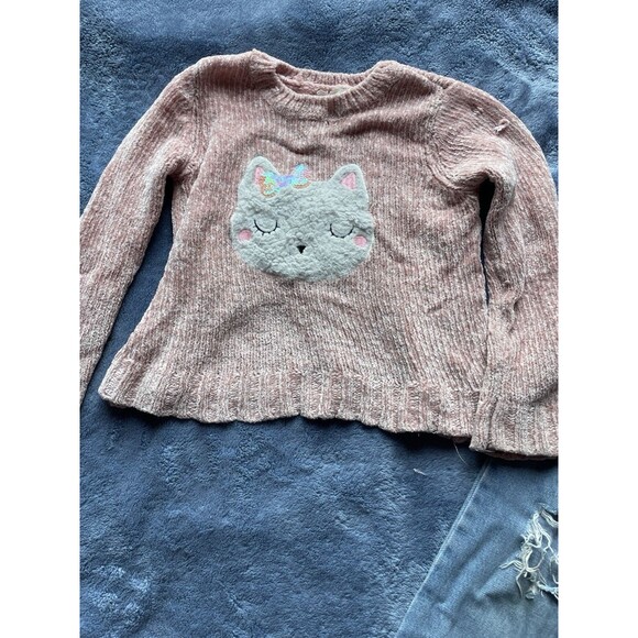 Lot Of 4 Baby Girl Clothes Size 5/6 5T 6T Different Brand Pants, Sweater - Picture 3 of 8